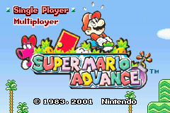 Super Mario Advance: Title